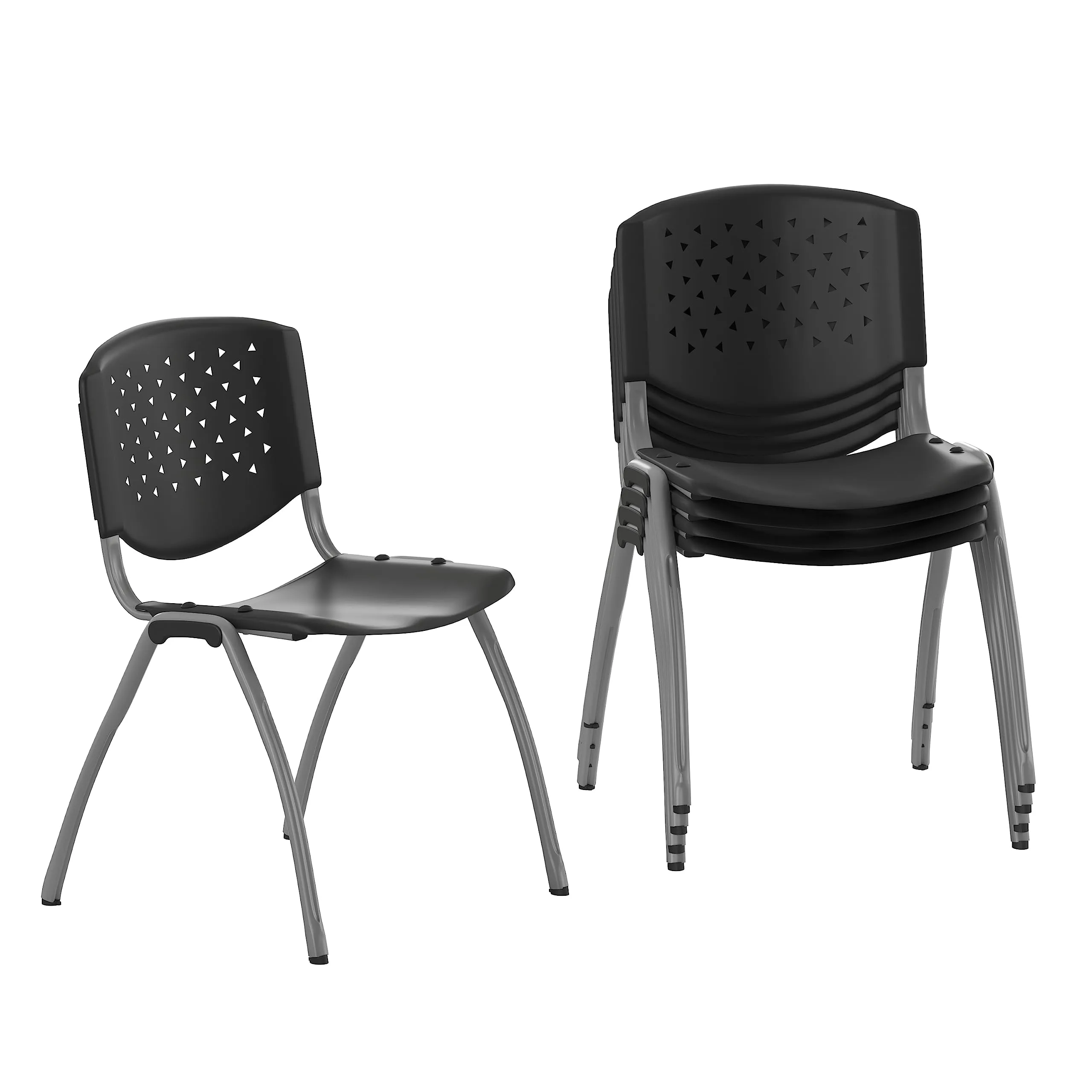 Flash Furniture HERCULES Series 880 lb Capacity Plastic Stack Chair