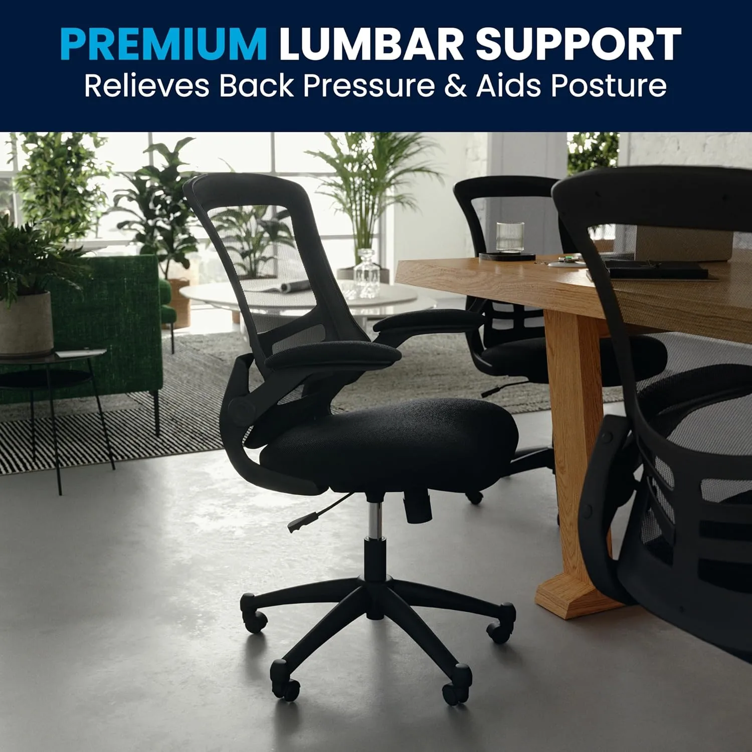 Flash Furniture Kelista Mid-Back Mesh Swivel Office Chair