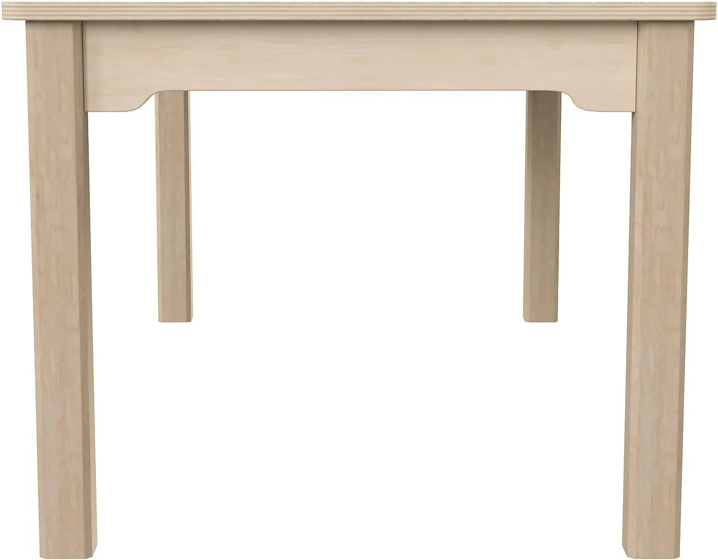 Flash Furniture Bright Beginnings Commercial Rectangular Wooden Preschool Classroom Activity Table