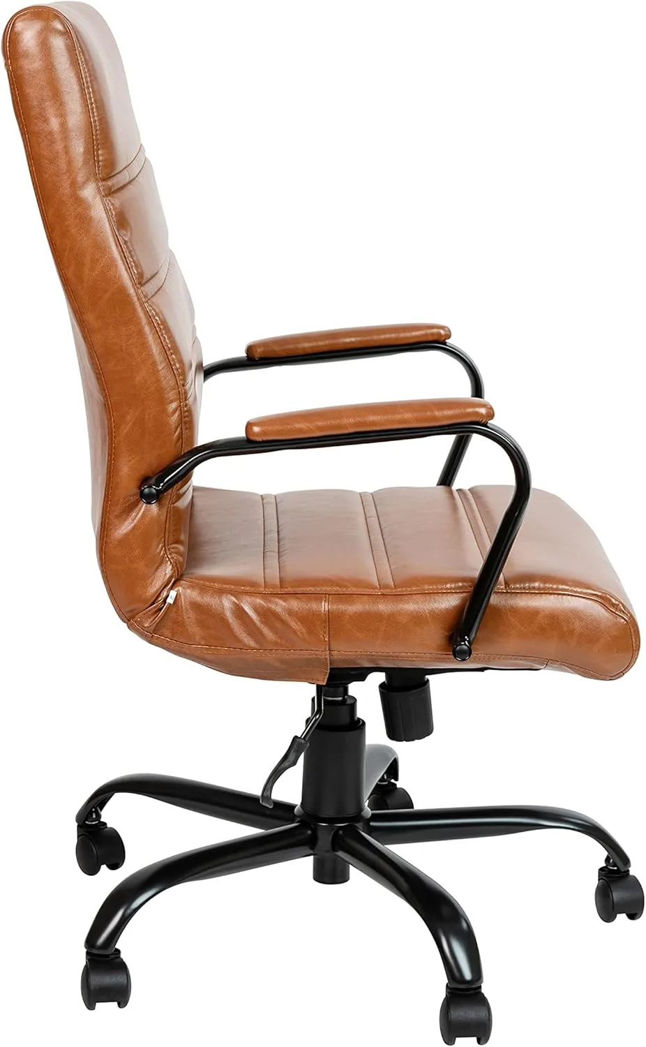 Flash Furniture Whitney Swivel LeatherSoft Desk Chair with Padded Seat and Armrests