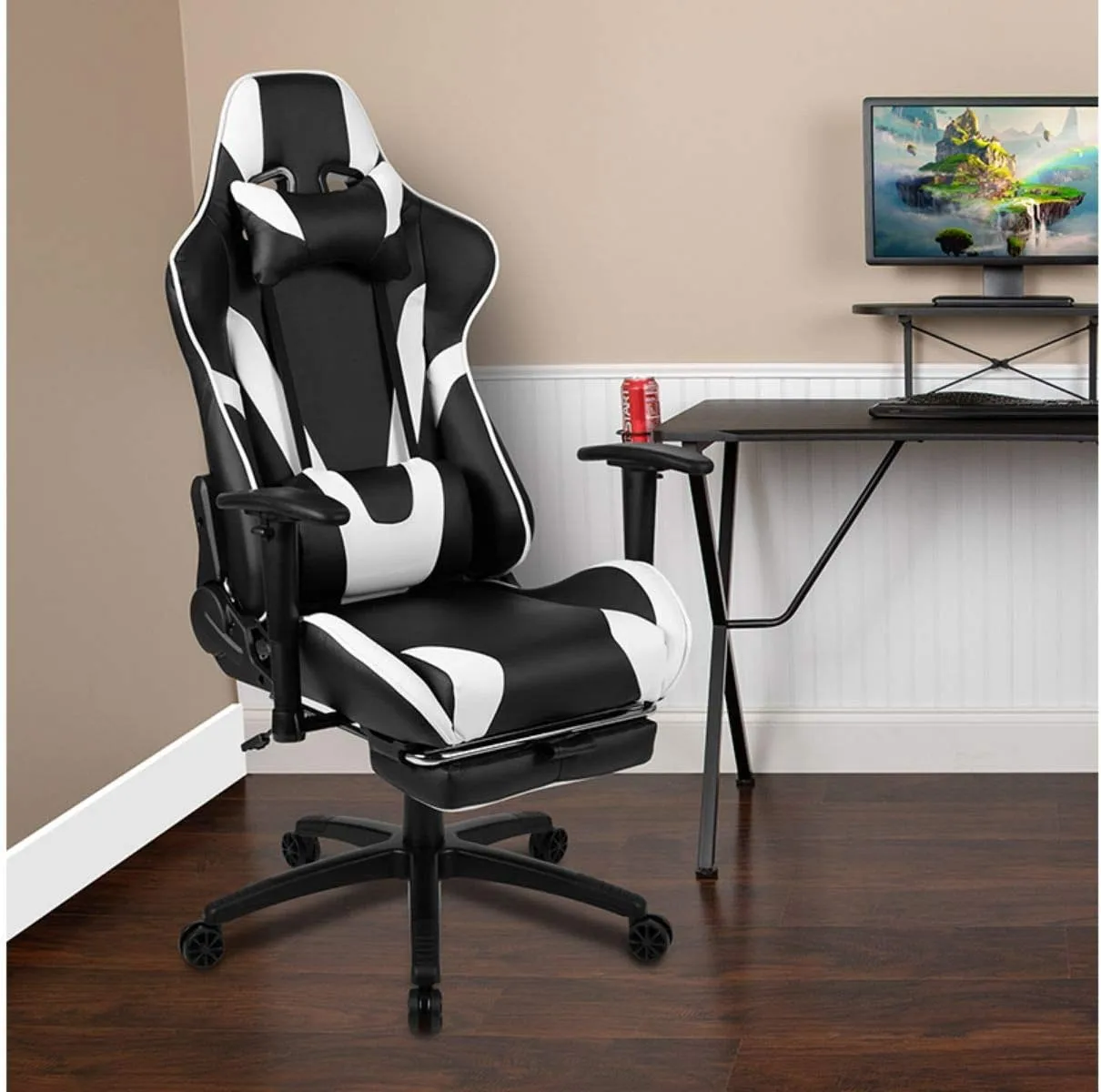 Flash Furniture X20 X30 LeatherSoft Racing Gaming Chair Ergonomic High-Back Computer Chair