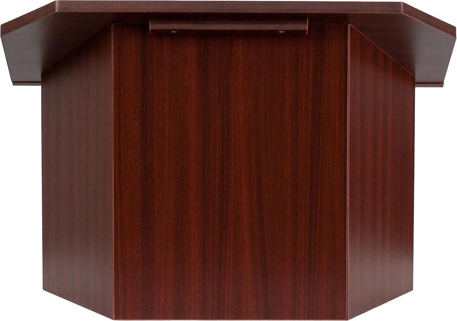 Flash Furniture Mysta Foldable Tabletop Lectern, 27W x 16.25D x 19H - Mahogany