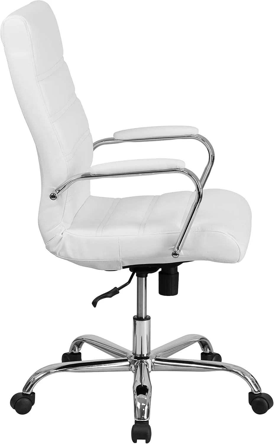 Flash Furniture Whitney Swivel LeatherSoft Desk Chair with Padded Seat and Armrests