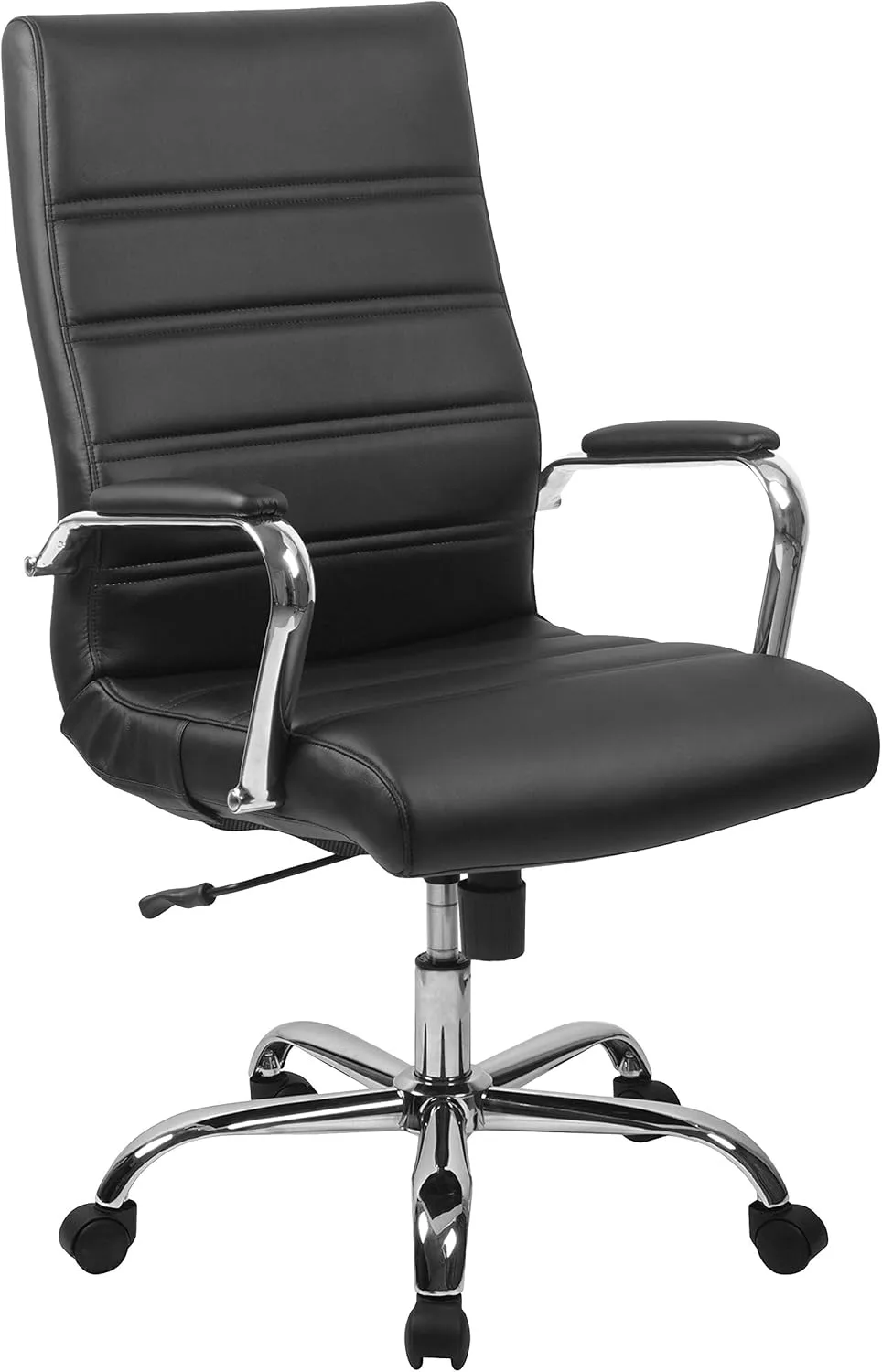 Flash Furniture Whitney Swivel LeatherSoft Desk Chair with Padded Seat and Armrests