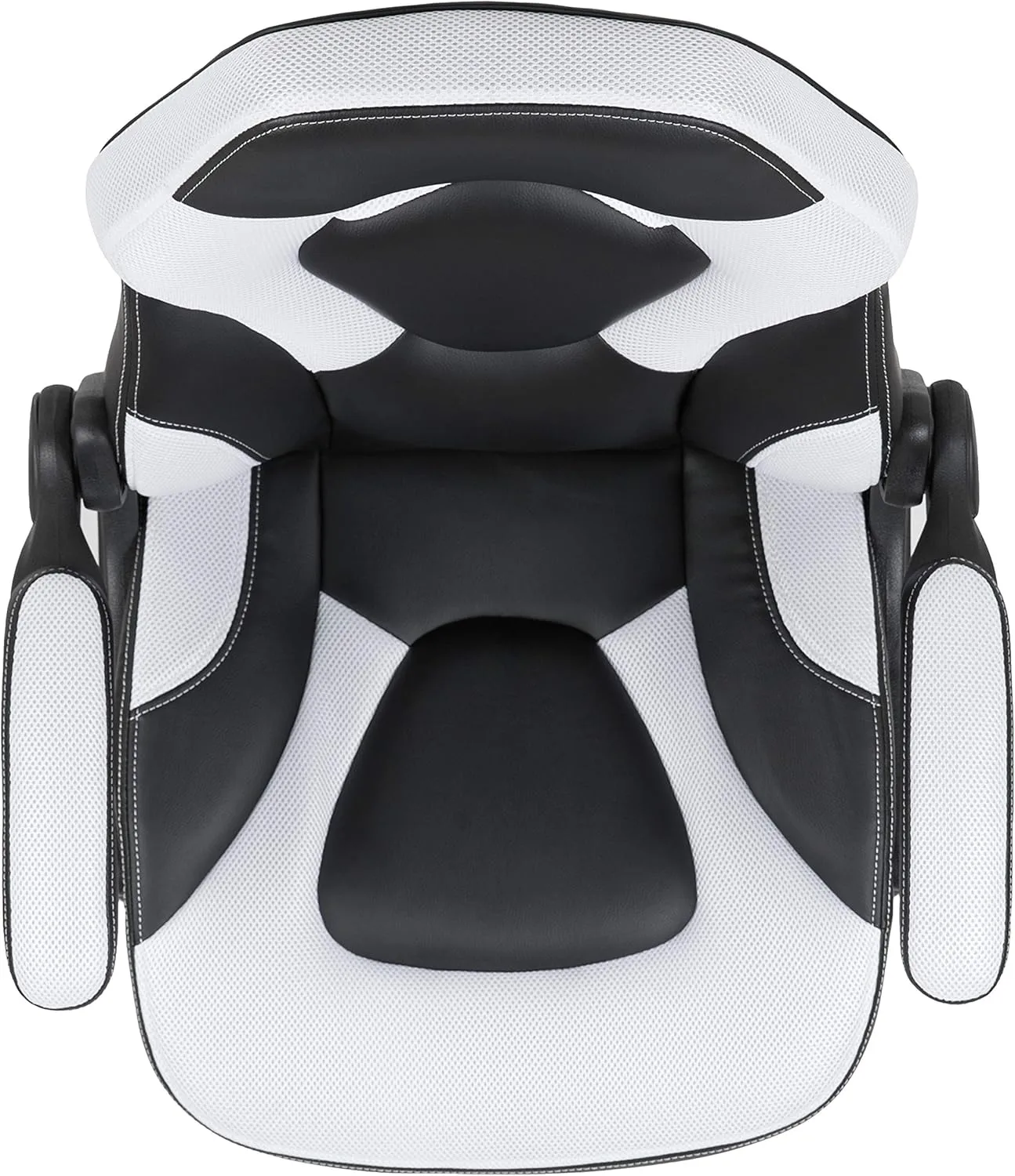 Flash Furniture X10 High-Back LeatherSoft Racing Style Gaming Chair with Flip-Up Arms