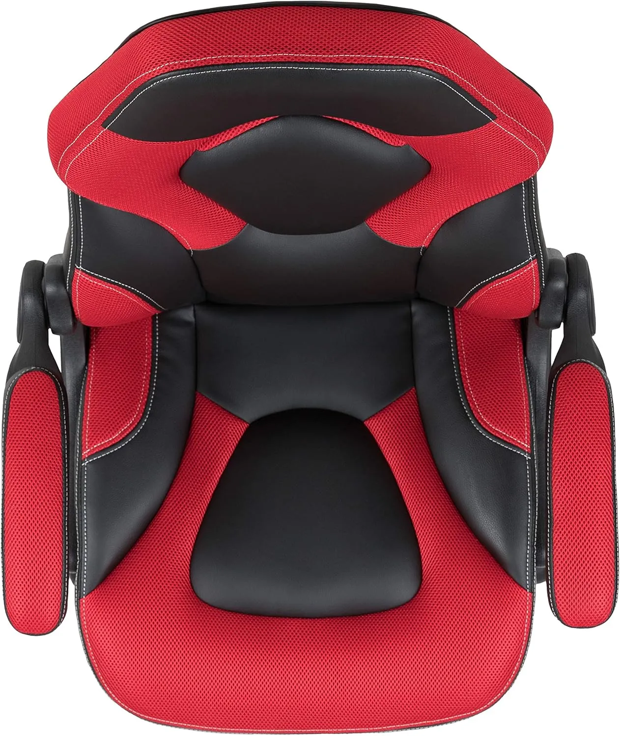 Flash Furniture X10 High-Back LeatherSoft Racing Style Gaming Chair with Flip-Up Arms