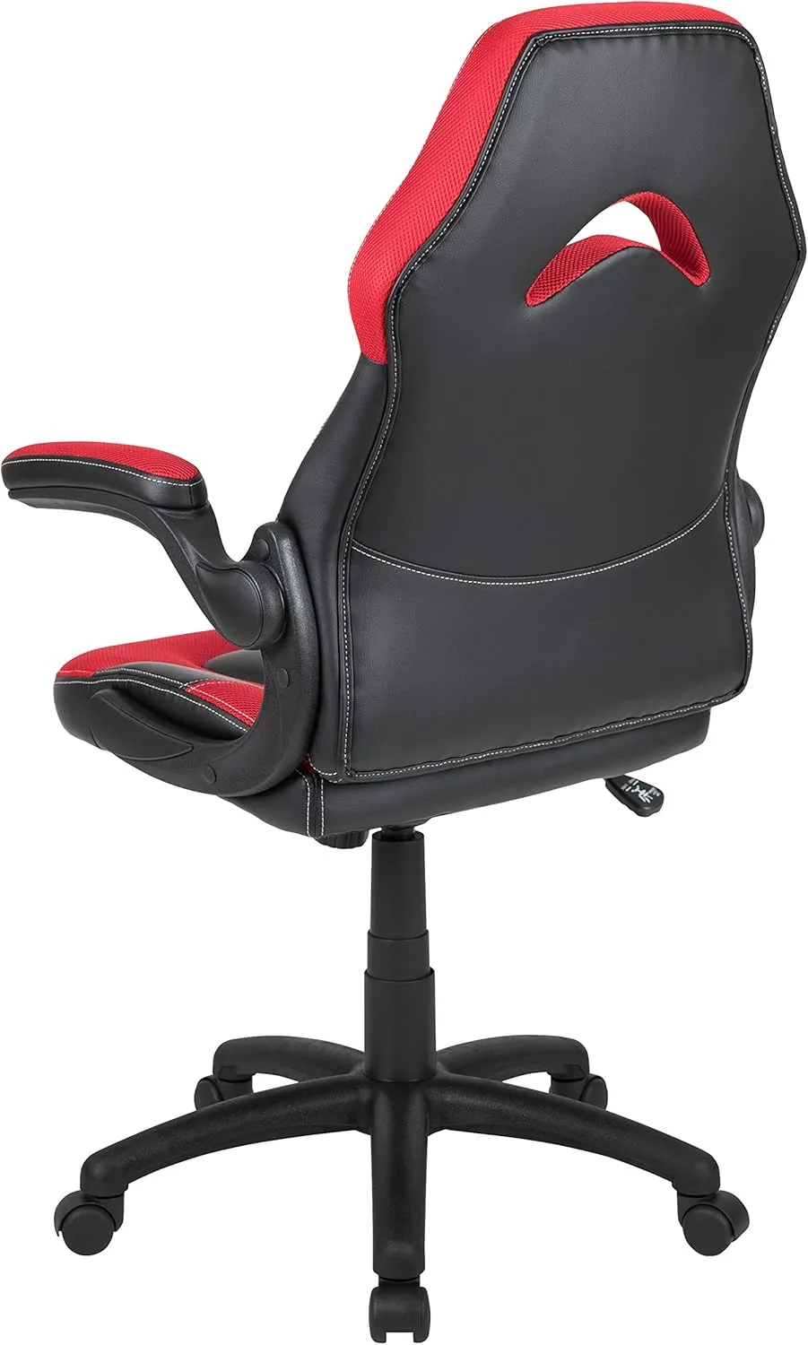 Flash Furniture X10 High-Back LeatherSoft Racing Style Gaming Chair with Flip-Up Arms