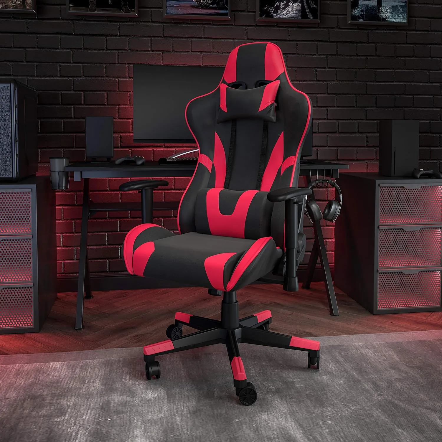 Flash Furniture X20 X30 LeatherSoft Racing Gaming Chair Ergonomic High-Back Computer Chair