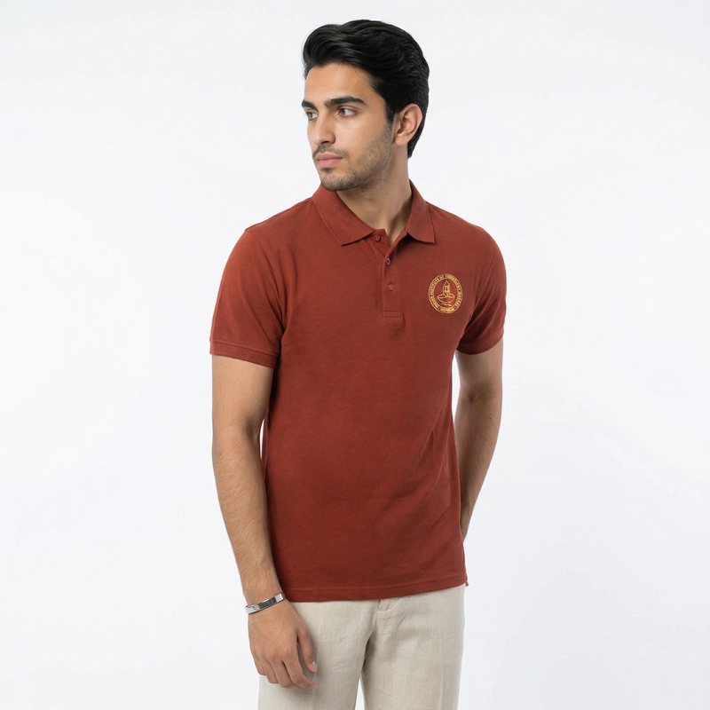 IITM Polo T-shirt - Rust