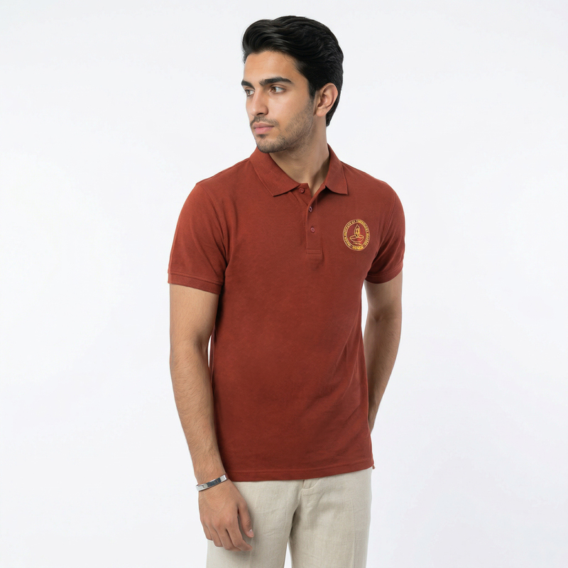 IITM Polo T-shirt - Rust