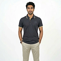 IITM Polo T-Shirt - Dark Grey