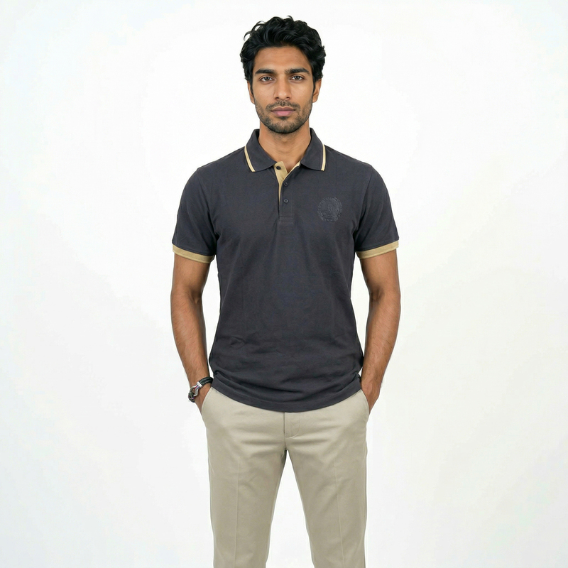 IITM Polo T-Shirt - Dark Grey