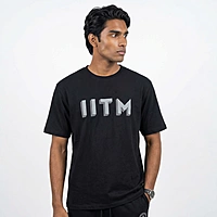 Tshirt Crew Neck IITM-Black