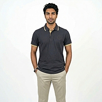 IITM Polo T-Shirt - Dark Grey