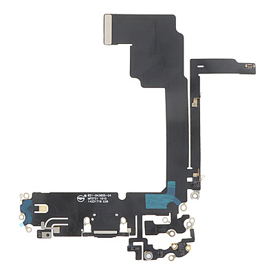 Flex de Puerto de Carga para iPhone 15 Pro Max Negro Flex de Puerto de Carga para iPhone 15 Pro Max Negro