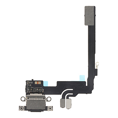 Flex de Puerto de Carga para iPhone 16 Pro Negro