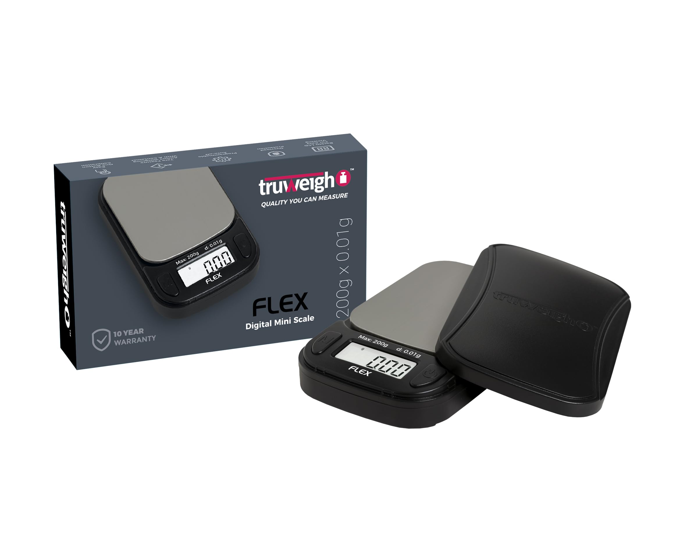 Truweigh Mini Scale Flex - 200 X 0.01 Gram