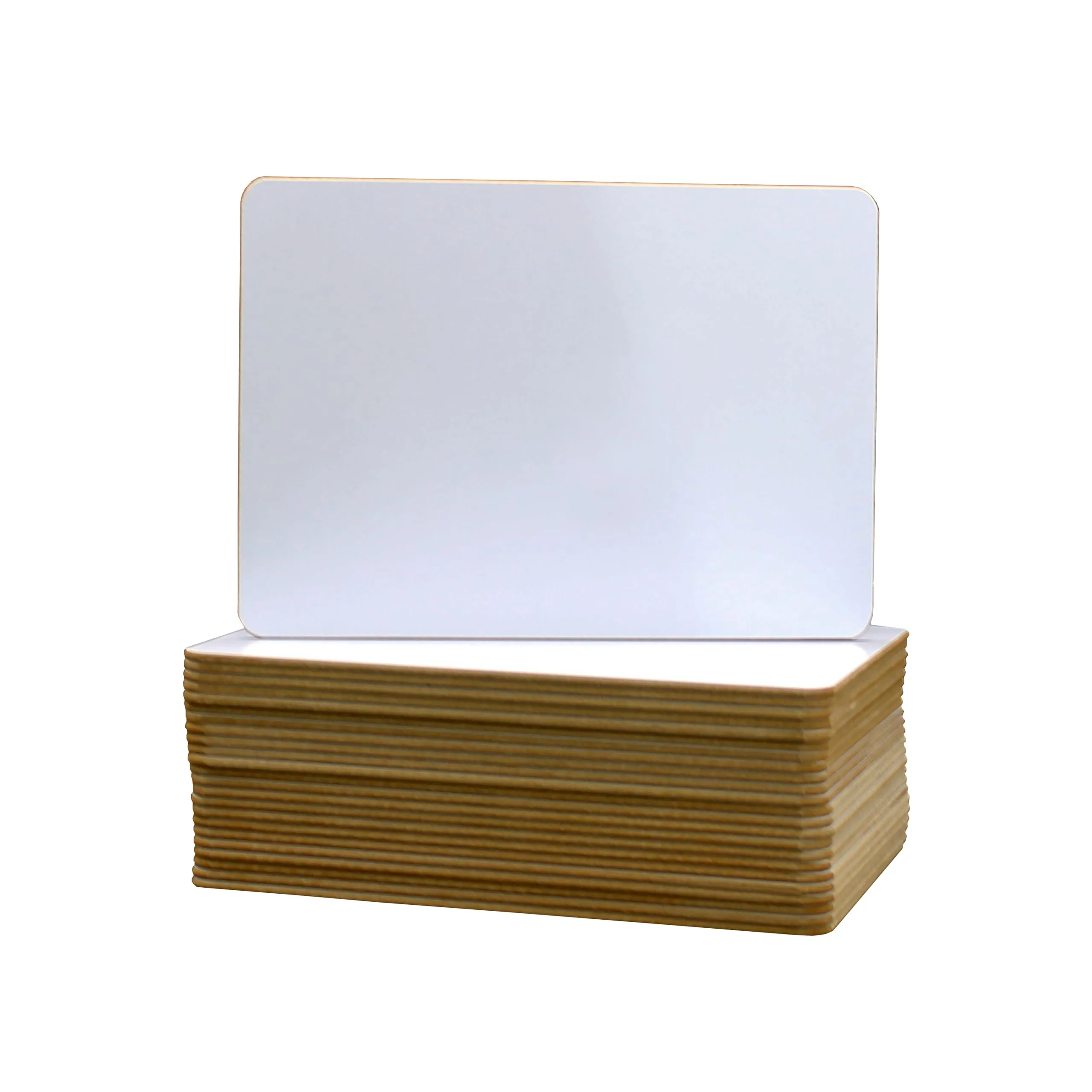 Flipside Round Corners Dry-Erase Lap Board 9.5 x 12 in - 24 Pack