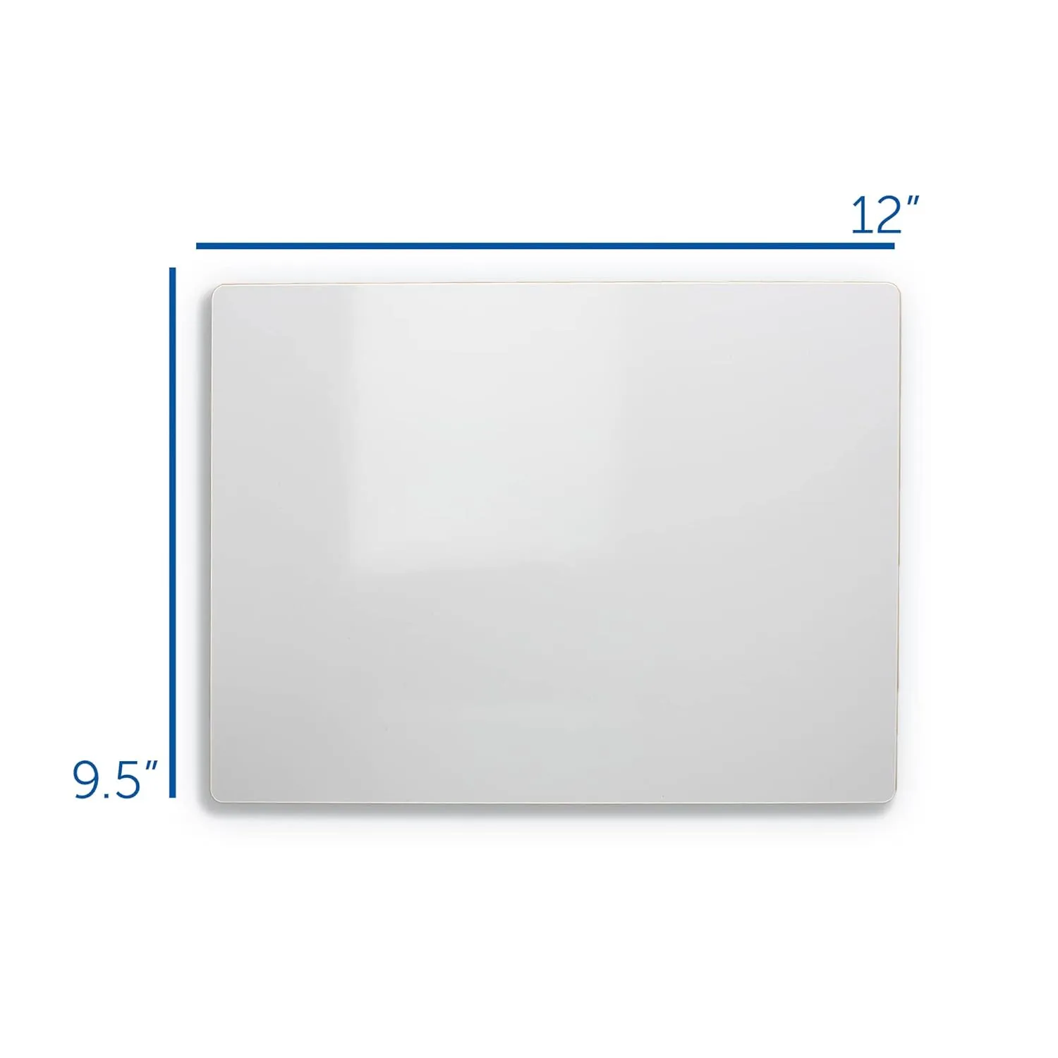 Flipside Round Corners Dry-Erase Lap Board 9.5 x 12 in - 24 Pack