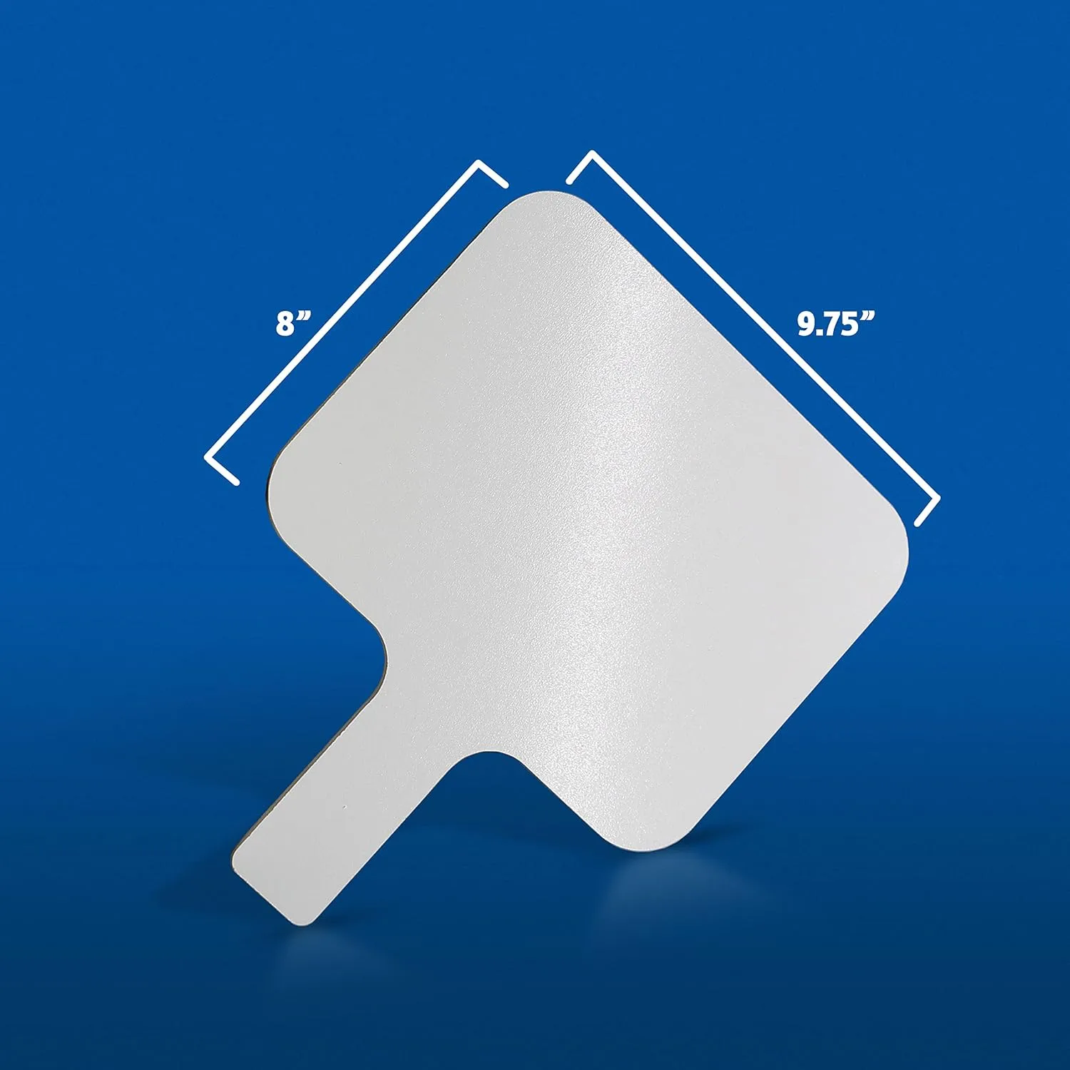 Flipside Rectangular Dry-Erase Answer Paddles, 8 x 9.75 in, White, Pack of 24