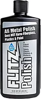 Flitz Multi Purpose Metal Polish Liquid - 16oz Bottle of USA-Made Tarnish Remover - For Aluminum, Chrome, Brass, Nickel