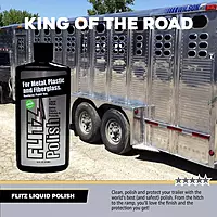 Flitz Multi Purpose Metal Polish Liquid - 16oz Bottle of USA-Made Tarnish Remover - For Aluminum, Chrome, Brass, Nickel