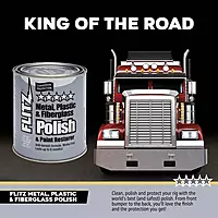 Flitz Multi-Purpose Metal Polish Paste - 2lb Can of USA-Made Metal Scratch Remover - Works on Stainless Steel, Chrome