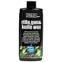 Flitz Rifle, Gun, Knife Wax - 7.6oz Bottle of USA-Made, Premium Beeswax & Carnauba Wax to Polish, Protect