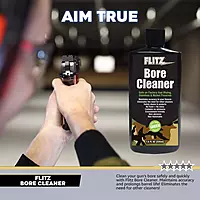 Flitz Gun Bore Cleaner - 7.6oz Bottle of USA-Made Gun Cleaning Solvent to Clean & Remove Rust, Lead Build Up, Ammo Residue