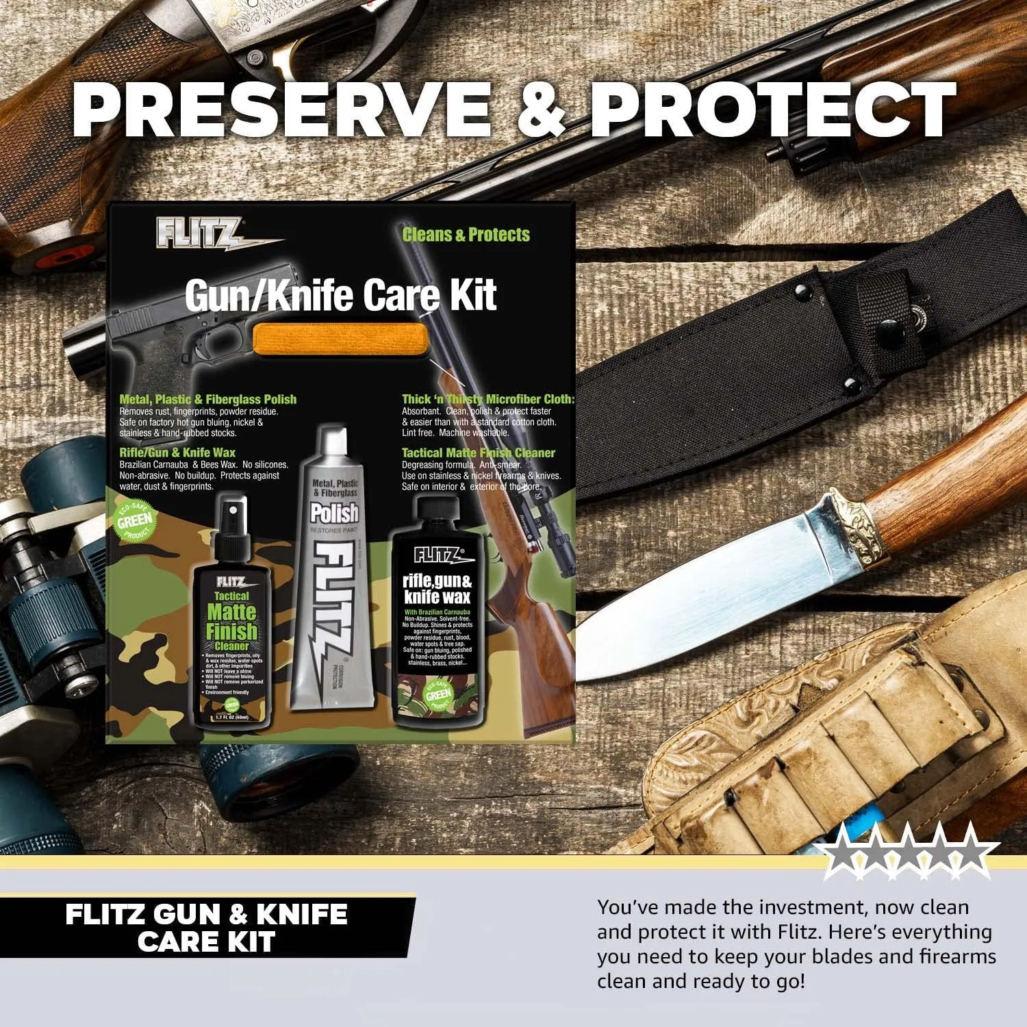 Flitz Knife & Gun Care Kit