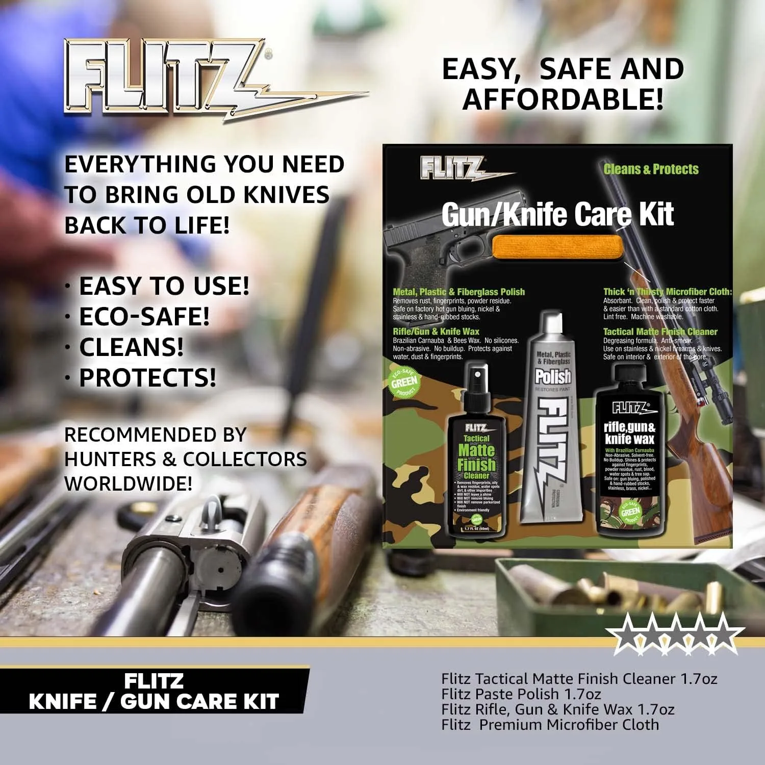 Flitz Knife & Gun Care Kit