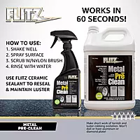 FLITZ Metal Pre-Clean - All Metals Cleaner & Rust Remover