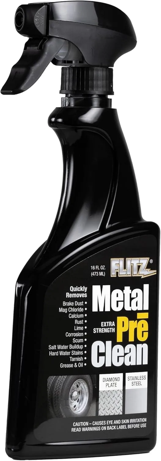 FLITZ Metal Pre-Clean - Metal Cleaner & Rust Remover