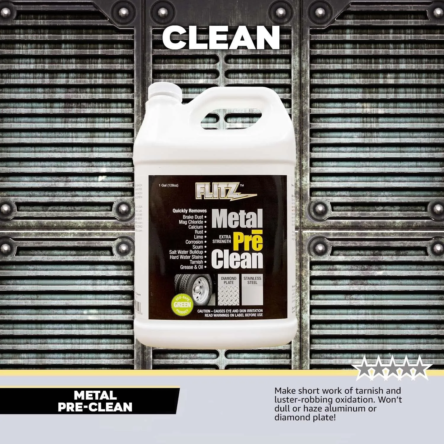 FLITZ Metal Pre-Clean - Metal Cleaner & Rust Remover