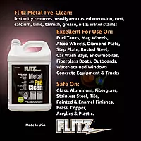 FLITZ Metal Pre-Clean - All Metals Cleaner & Rust Remover