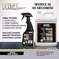 FLITZ Metal Pre-Clean - All Metals Cleaner & Rust Remover
