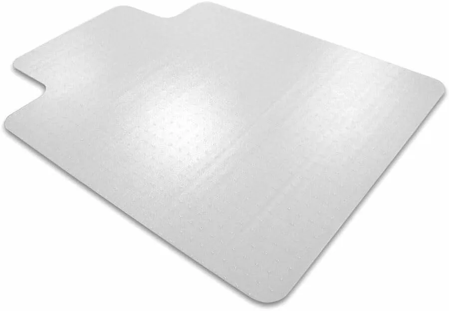 FLOORTEX Cleartex Enhanced Polymer Lipped Chair Mat for Carpets up to 3/8"