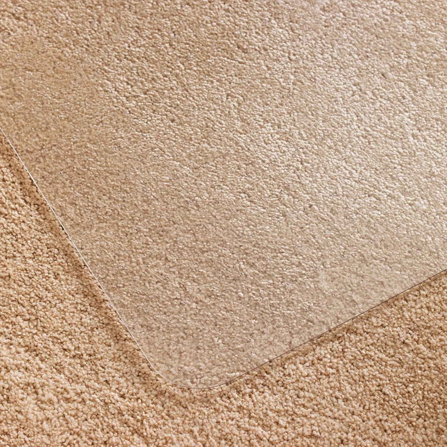 FLOORTEX Cleartex Enhanced Polymer Lipped Chair Mat for Carpets up to 3/8"