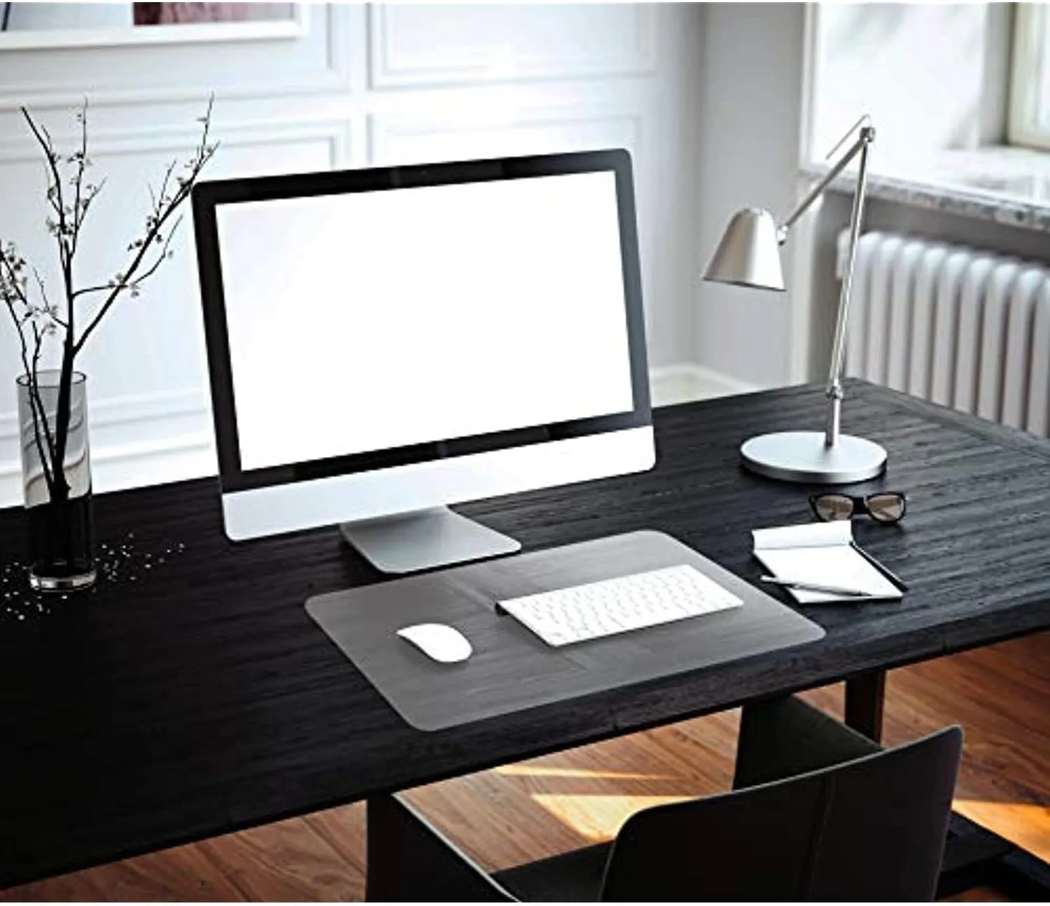 FLOORTEX Desktex Clear Vinyl Desk Pads, Pack of 4