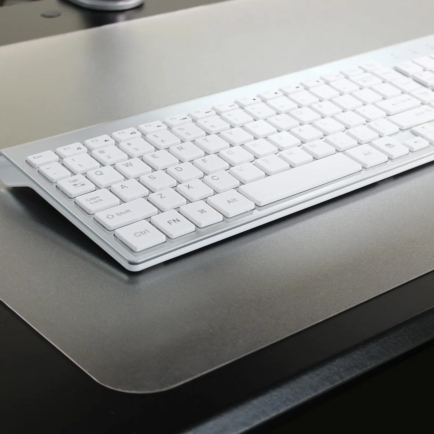 Floortex® Pack of 2 Polycarbonate Rectangular Desk Pads- 17" x 22" 22" x 17"