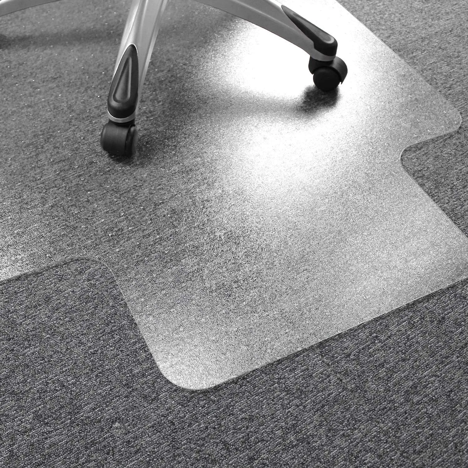 Cleartex Ultimat 35.04-inch x 46.85-inch Rectangular Chair Mat for Carpet, Polycarbonate (FC118923LR) 35" x 47"