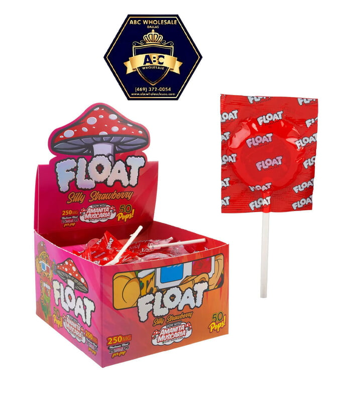 FLOAT AMANITA MUSCARIA SHROOMS+D9 POPS | 50PCS  | 250MG 