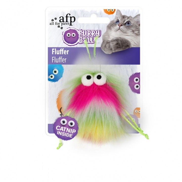 ALL FOR PAWS FLUFFER - PINK (CAT TOY) ALL FOR PAWS FLUFFER - PINK (CAT TOY)