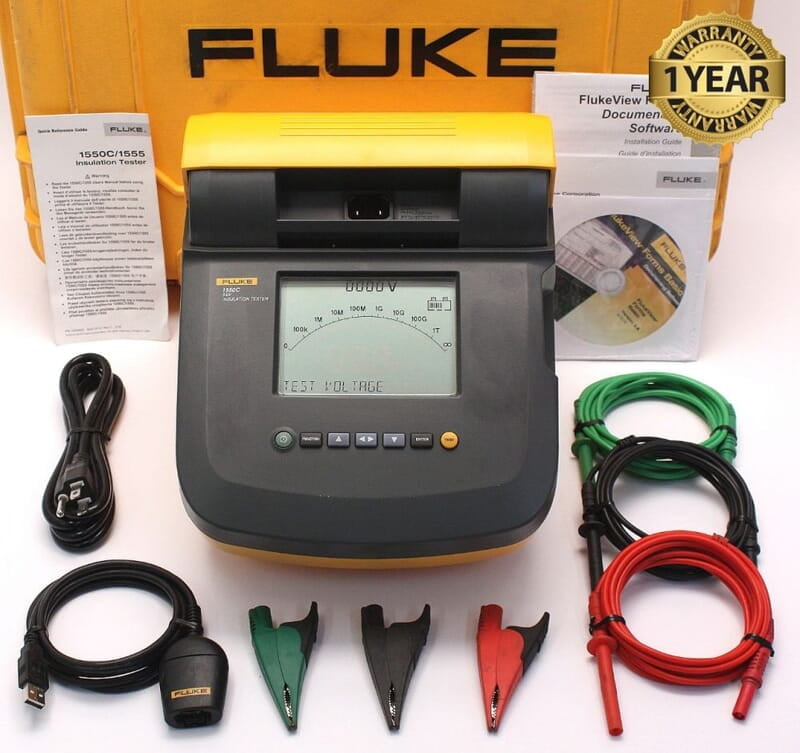 Fluke 1550C 5 kV Digital Insulation Tester Fluke 1550C 5 kV Digital Insulation Tester