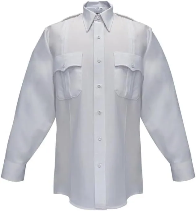 FLYING CROSS Command Long Sleeve Shirt w/ Zipper & Convertible Sport Collar