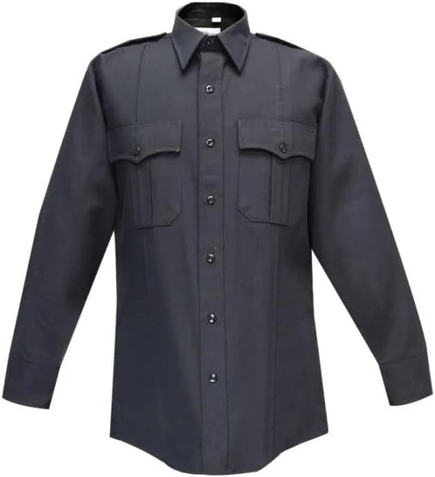 FLYING CROSS Command Long Sleeve Shirt w/ Zipper & Convertible Sport Collar
