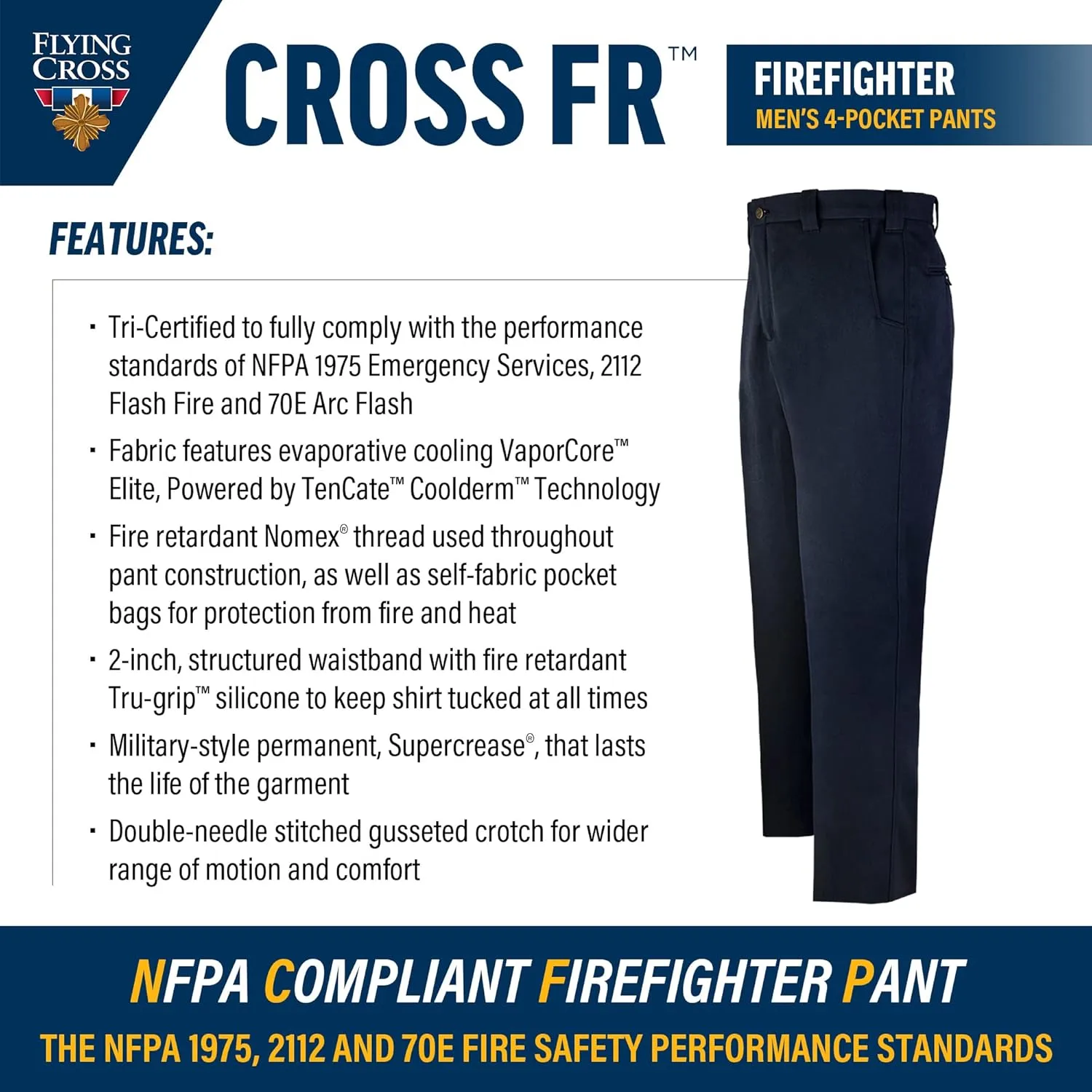 FLYING CROSS Cross FR Men's Firefighter Pants