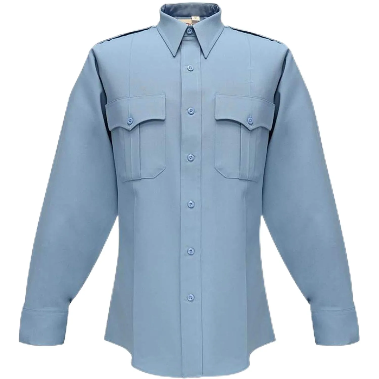 FLYING CROSS Deluxe Tropical Long Sleeve Shirt w/ Pleated Pockets