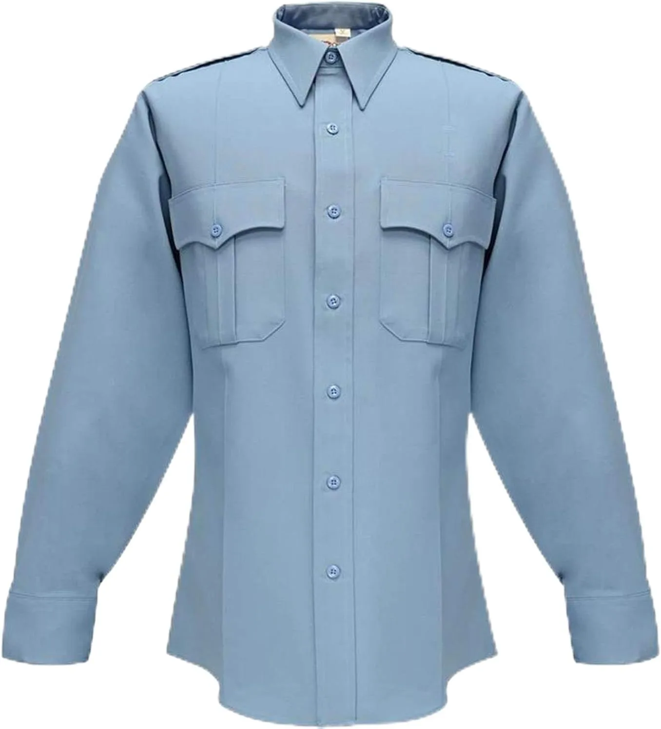 FLYING CROSS Deluxe Tropical Long Sleeve Shirt w/ Pleated Pockets