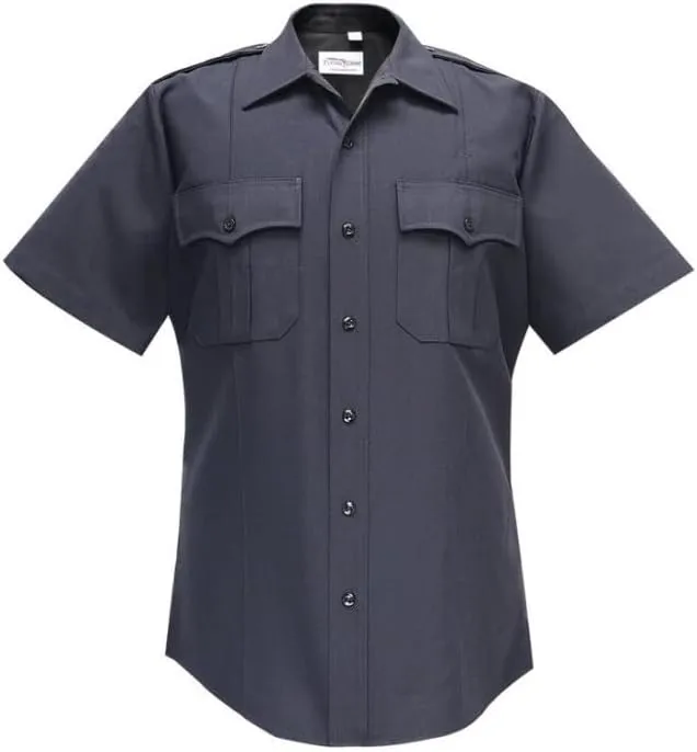 FLYING CROSS Deluxe Tropical Short Sleeve Shirt w/ Convertible Sport Collar